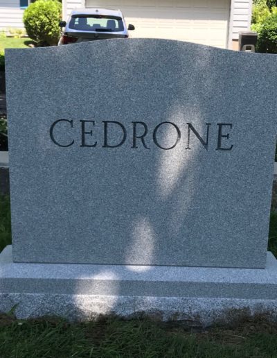 all steeled barre granite headstone waterside cemetery marblehead